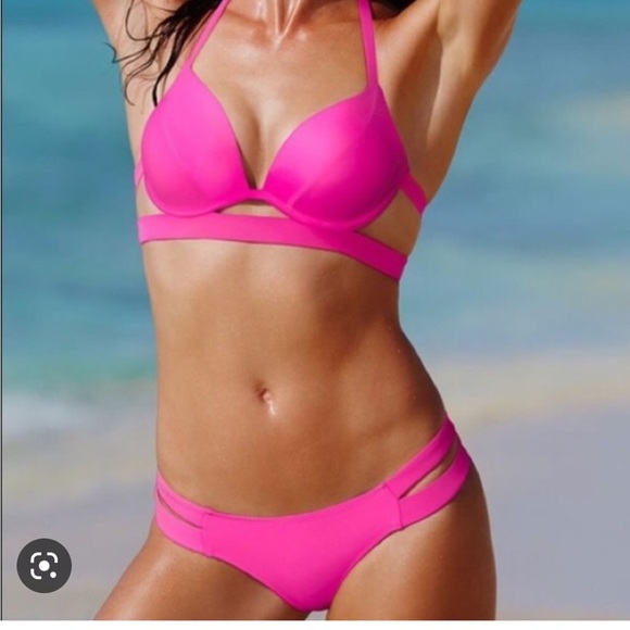 Victoria's Secret itsy Blue Bikini Bottoms small - Picture 15 of 16